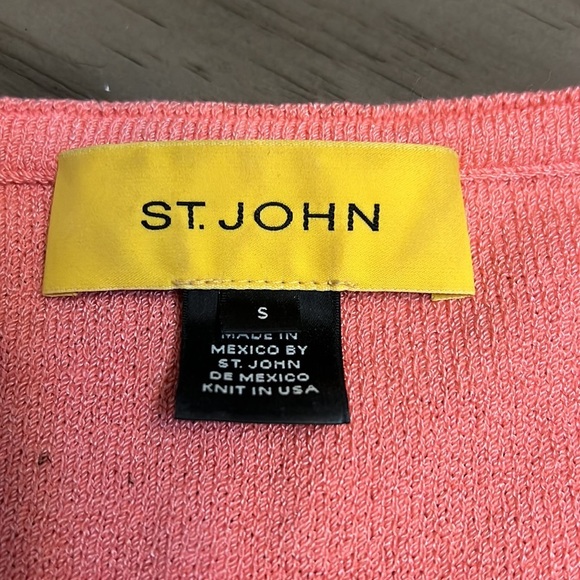 ST.JOHN WOOL KNIT YELLOW LABEL TOP SMALL - Picture 15 of 16